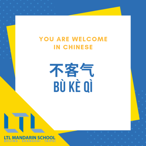 You are Welcome in Chinese