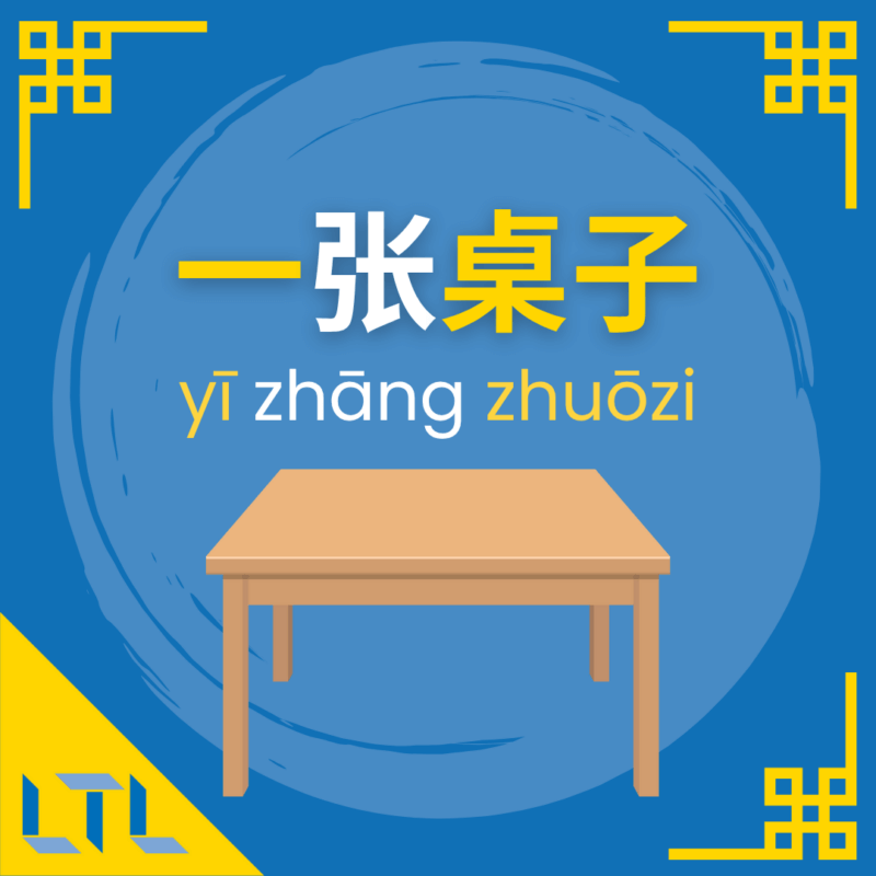 Chinese Measure Words - table