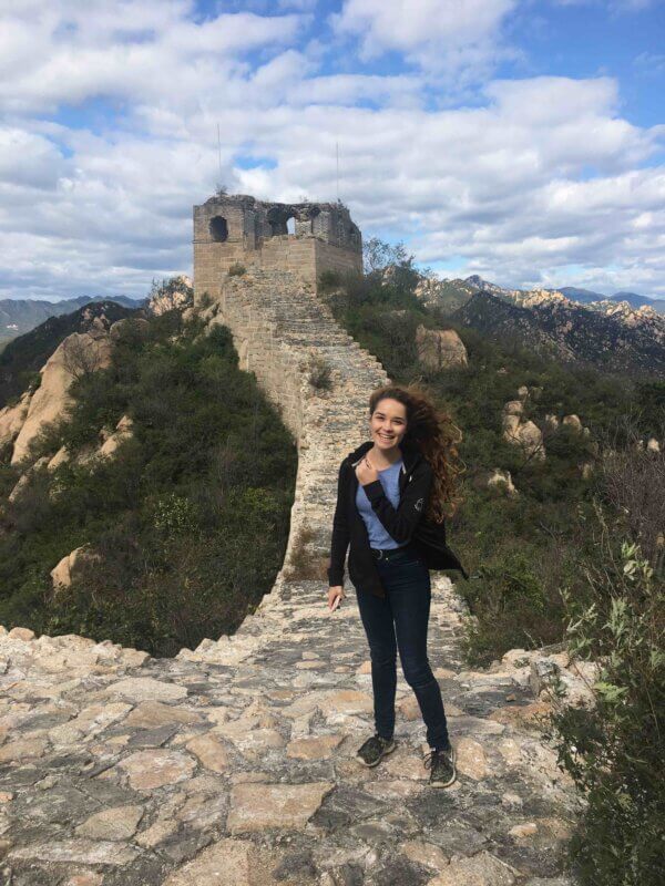 Tereza on the Great Wall