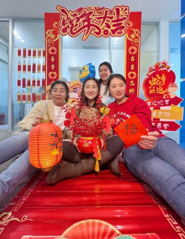 Masako, Jane, Linda and Aria celebrating Chinese New Year