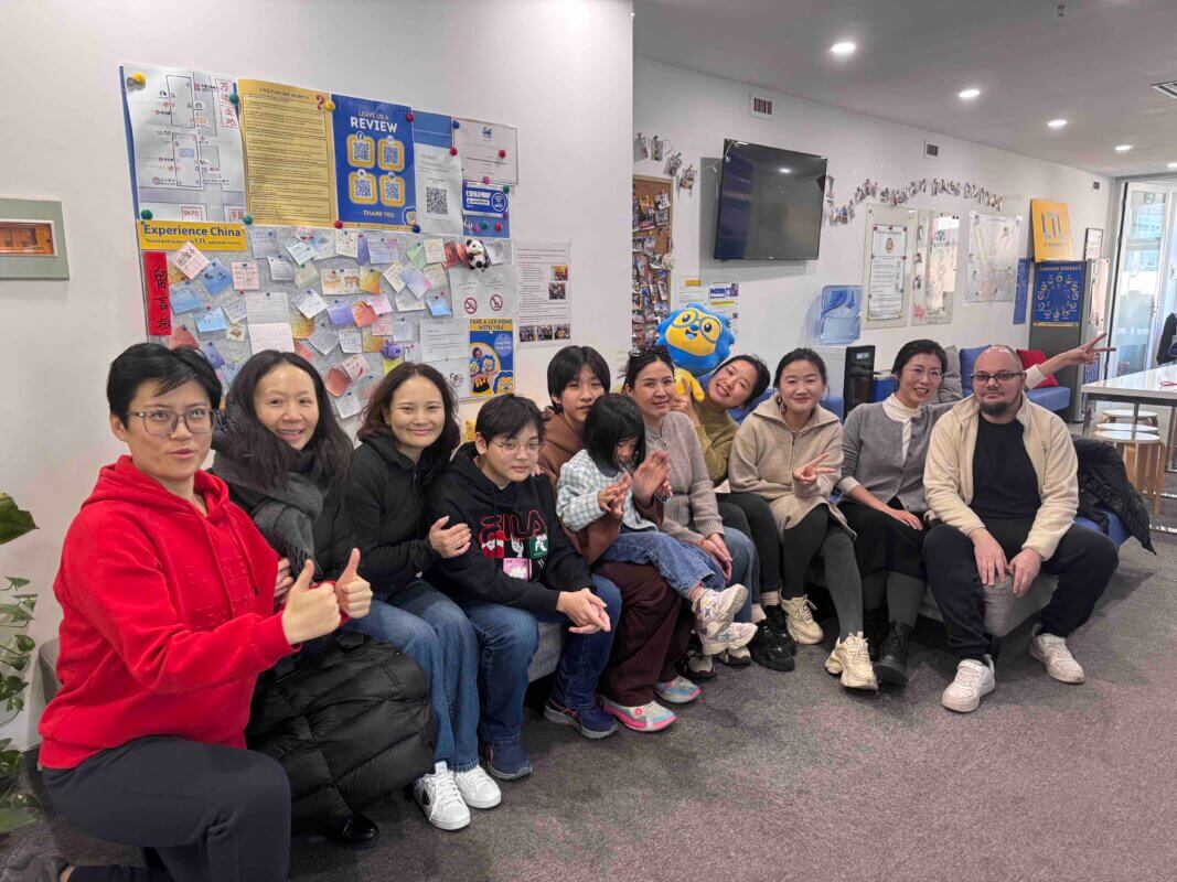 Students and staff at LTL Beijing