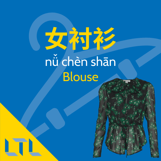 Blouse in Chinese