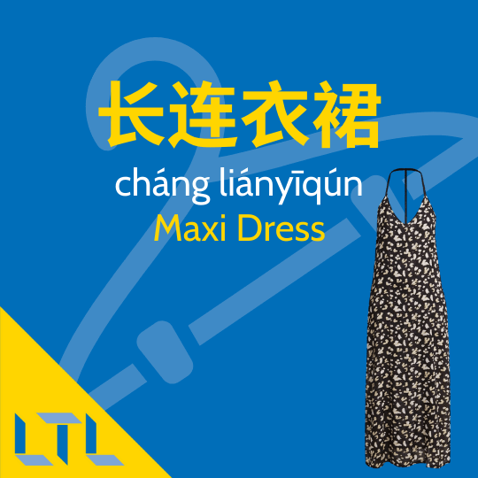 Maxi Dress in Chinese