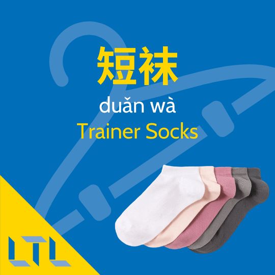 Trainer Socks in Chinese
